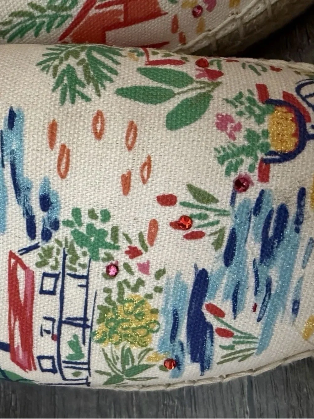 kate spade Multicolor Floral & Seaside Canvas Espadrilles